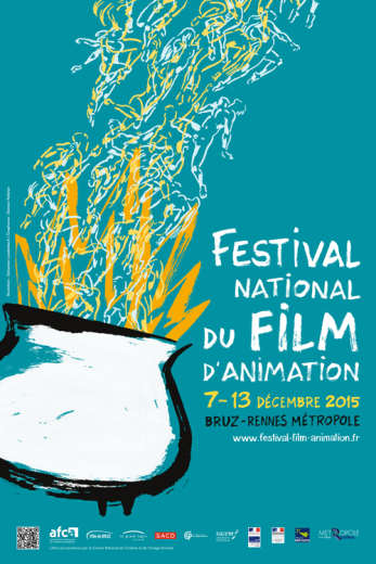 Affiche Festival national du film d'animation de Bruz
