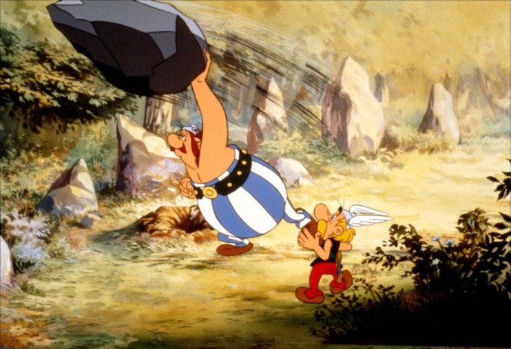 Image du film "Astérix et le Coup du menhir."