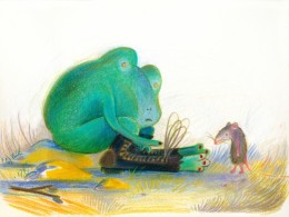 Image du court métrage "La Grenouille aux souliers percés".