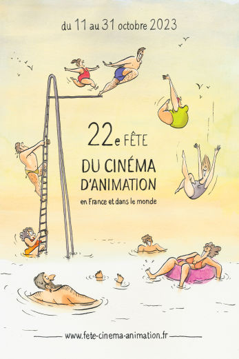 Affiche de la Fête du cinéma d'animation 2023