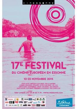 Affiche du Festival du cinéma européen en Essonne.