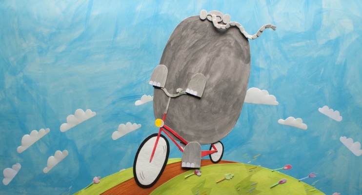 Image du court métrage "Le Vélo de l'éléphant".