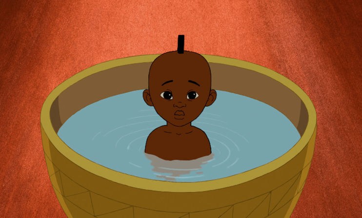 Image du film "Kirikou et la Sorcière".
